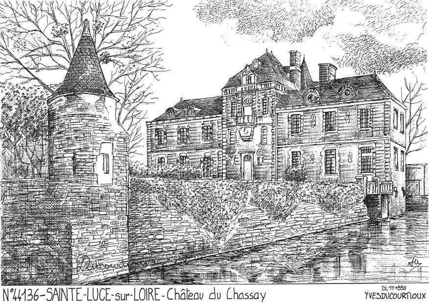 N 44136 - STE LUCE SUR LOIRE - château du chassay
